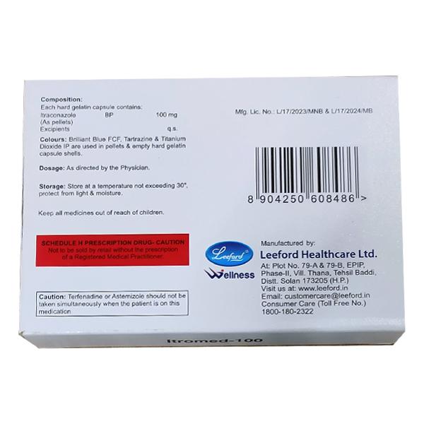 ITROMED 100 Capsule 10's