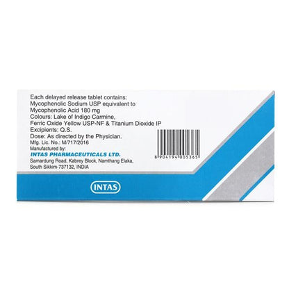 Mycofit S 180mg Tablet 10'S