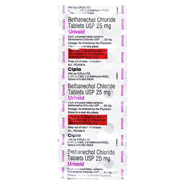 Urivoid 25mg Tablet 10'S