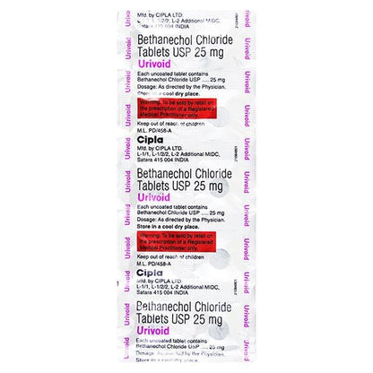 Urivoid 25mg Tablet 10'S