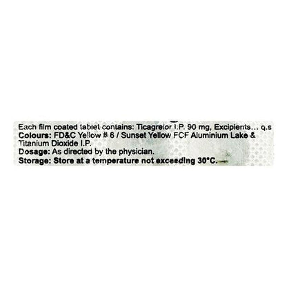 TICAGAT 90mg Tablet 14's