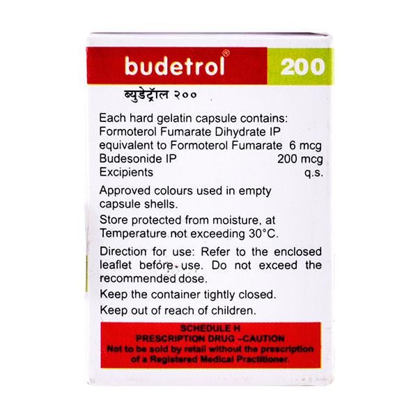 BUDETROL 200 Capsule 30's
