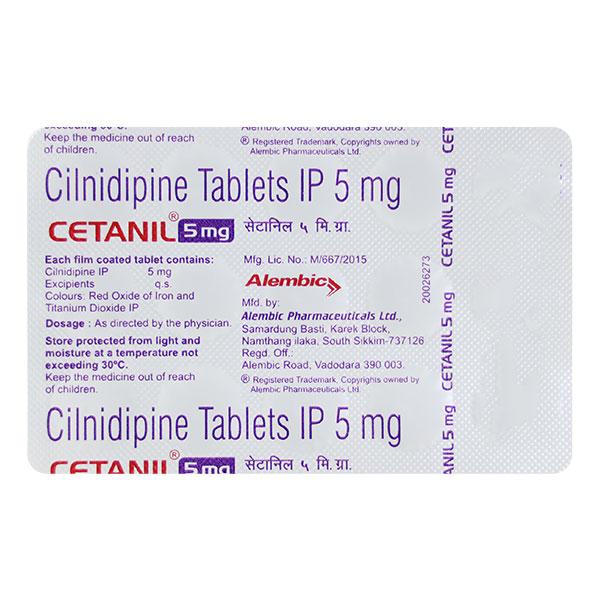 Cetanil 5mg Tablet 15'S
