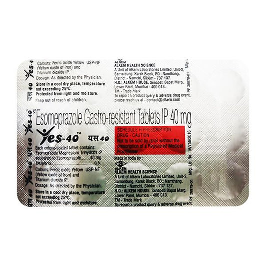 YES 40 Tablet 15's