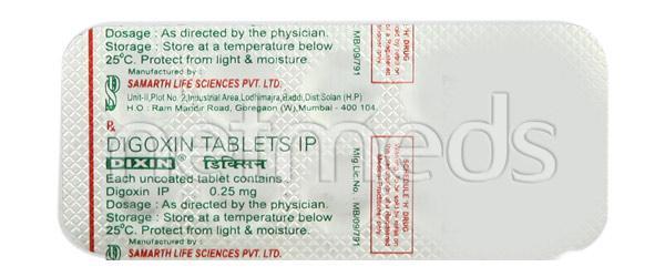 Dixin 0.25mg Tablet 10'S