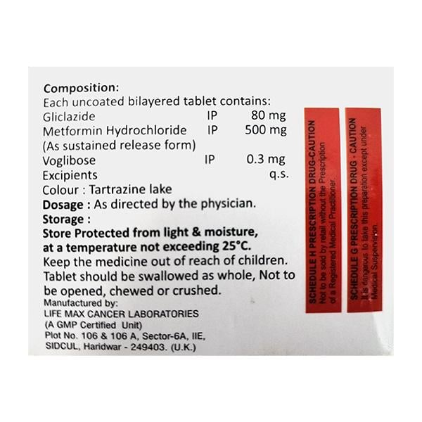 GLICLAVAC MV 0.3 Tablet 10's