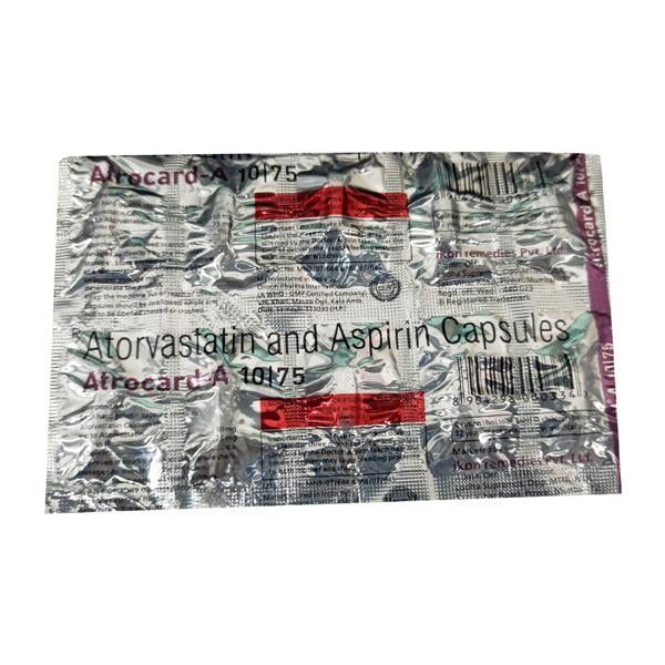 ATROCARD A 10/75 Capsule 10's