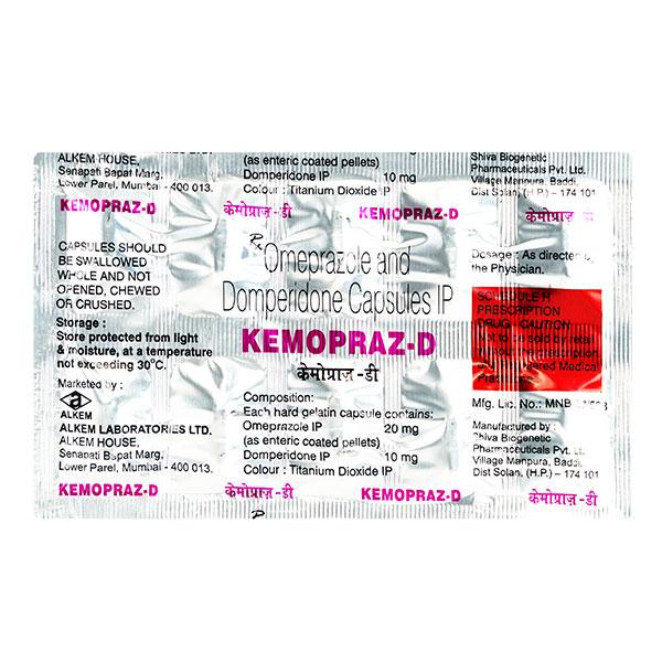 KEMOPRAZ D Capsule 10's