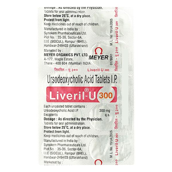LIVERIL U 300mg Tablet 10's
