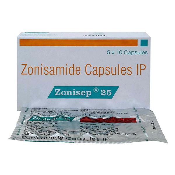 Zonisep 25mg Capsule 10'S