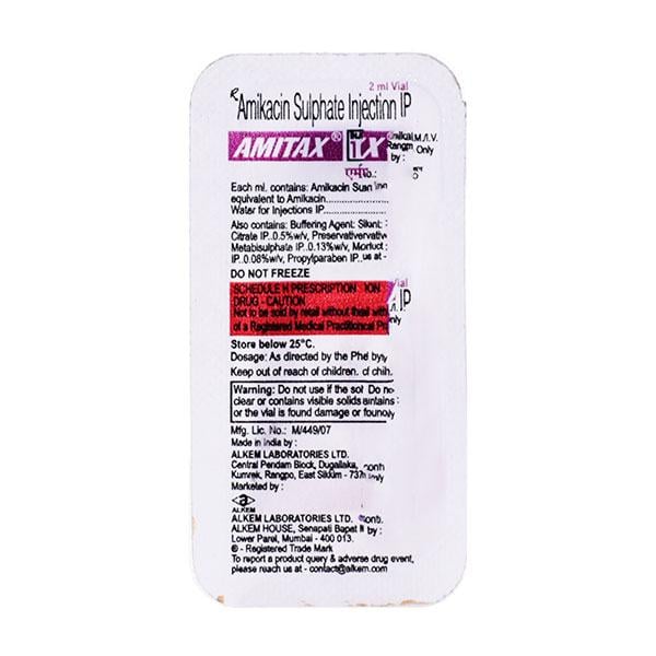 Amitax 100mg Injection 2ml