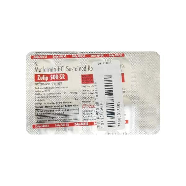 ZULIP 500 SR Tablet 10's