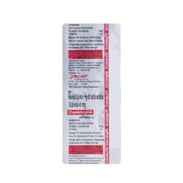 CONIDEP 4mg Tablet 10's