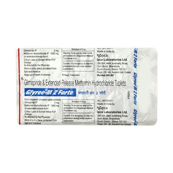 Glyree M2 Forte Tablet 10'S