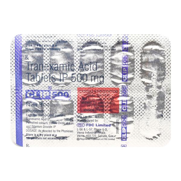 Clip 500mg Tablet 10'S