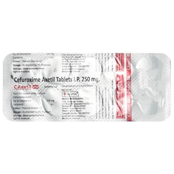 CAXETIL 250mg Tablet 10's