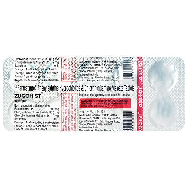 ZUGOHIST Tablet 10's