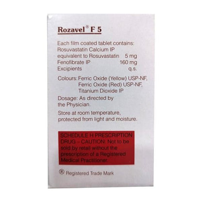 ROZAVEL F 5 Tablet 15's