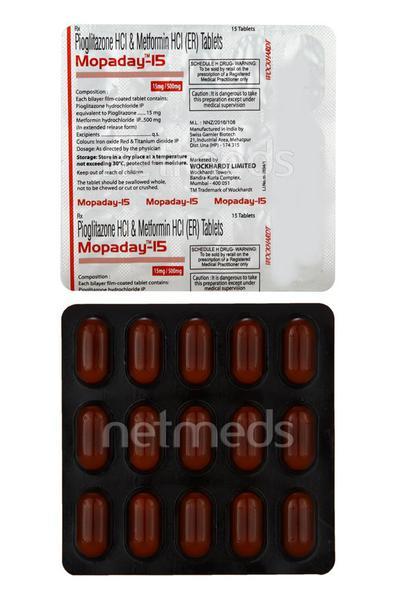 Mopaday 15mg Tablet 15'S