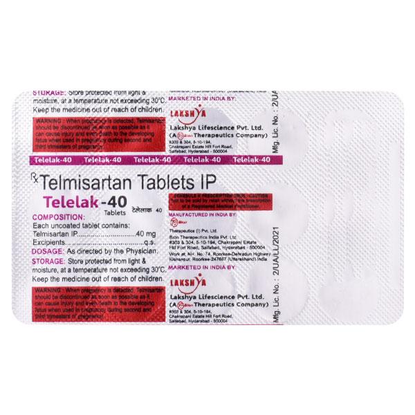 TELELAK 40mg Tablet 10's