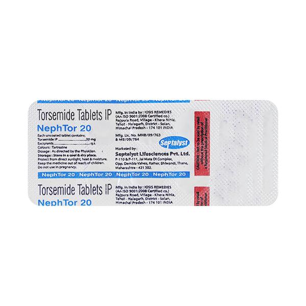NEPHTOR 20mg Tablet 10's