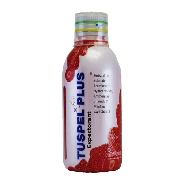 Tuspel Plus Strawberry Flavour Expectorant 100ml
