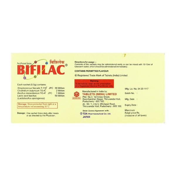 BIFILAC Sachet 3's