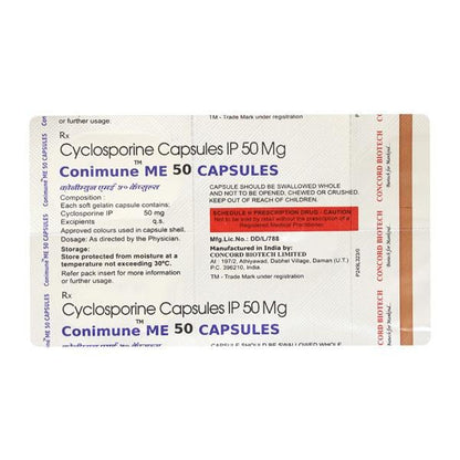 CONIMUNE ME 50mg Capsule 5's