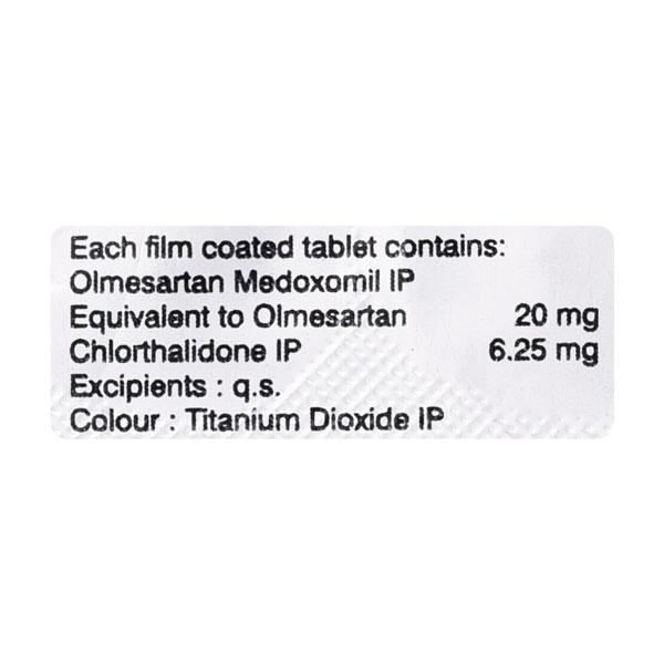 Olmetrack CT 6.25mg Tablet 10'S