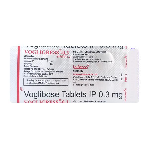 Vogligress 0.3mg Tablet 10'S