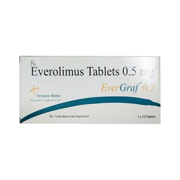 Evergraf 0.5mg Tablet 10'S