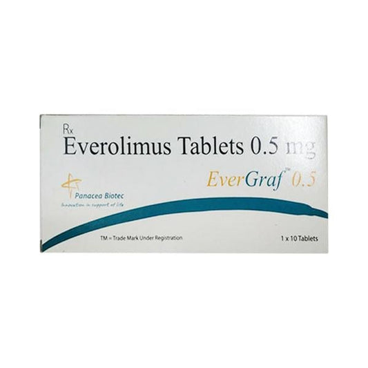 Evergraf 0.5mg Tablet 10'S