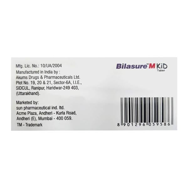 BILASURE M KID Tablet 10's