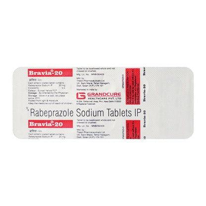 BRAVIA 20MG TABLET 10'S