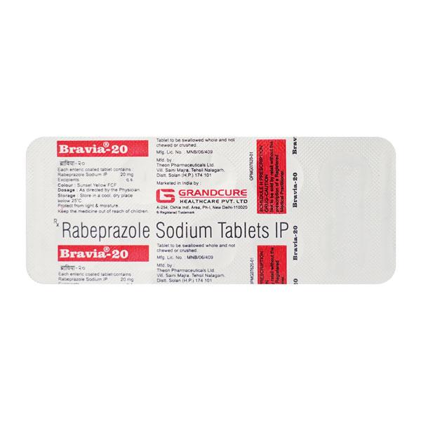 BRAVIA 20MG TABLET 10'S
