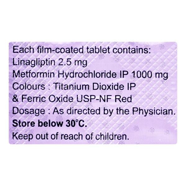 LINAPRIDE M 1000 Tablet 10's