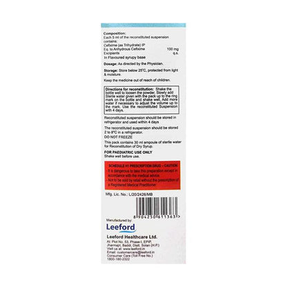 ZEFWAY 100 Strawberry Flavour Oral Suspension 30ml