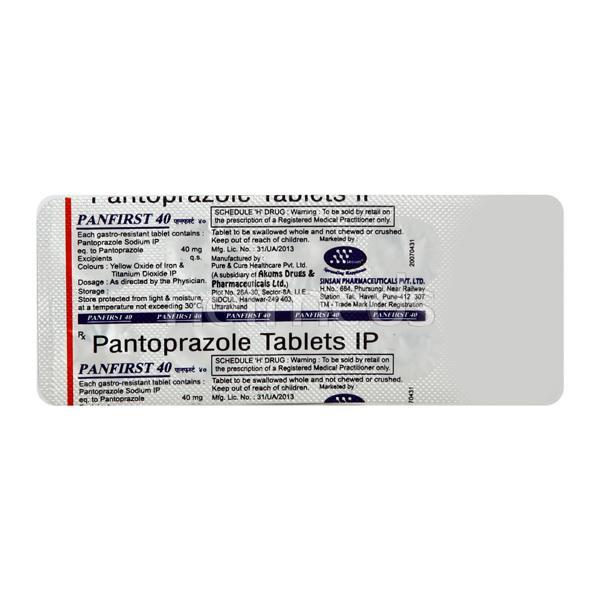 Panfirst 40mg Tablet 10'S