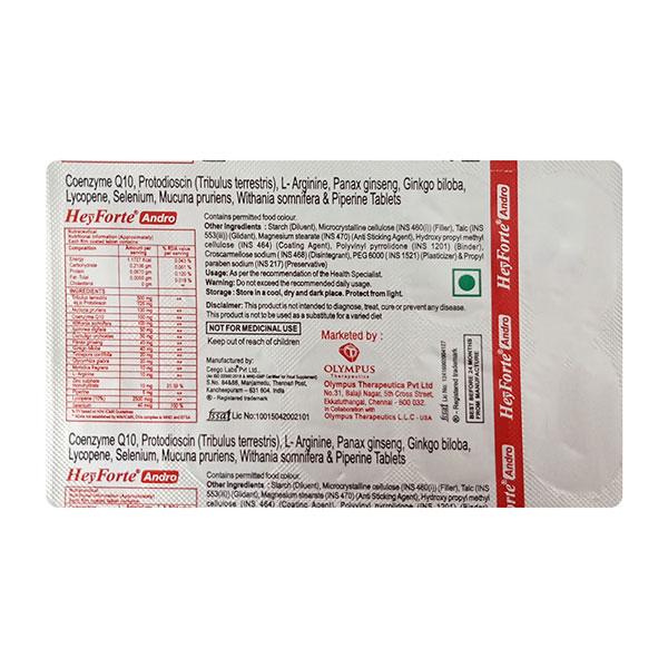 HEYFORTE ANDRO Tablet 10's