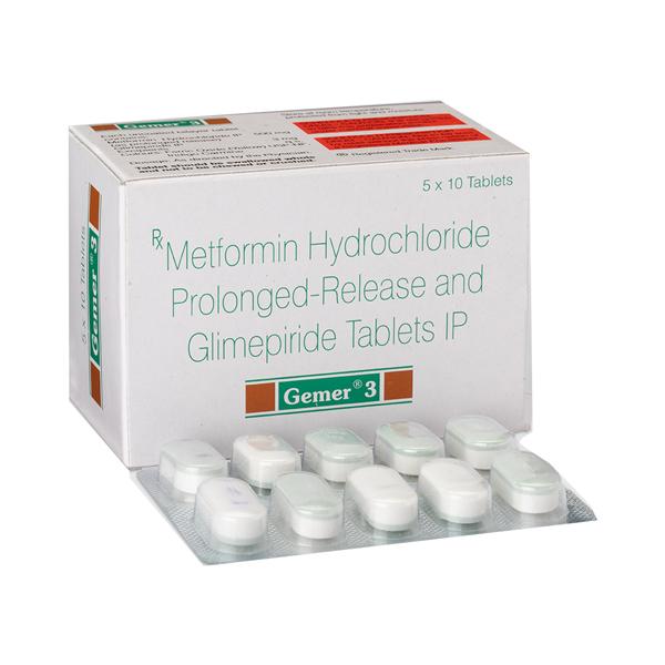GEMER 3mg Tablet 10's