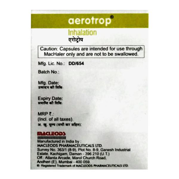 AEROTROP Inhalation Capsule 30's