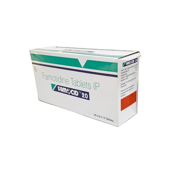 Famocid 20mg Tablet 14'S