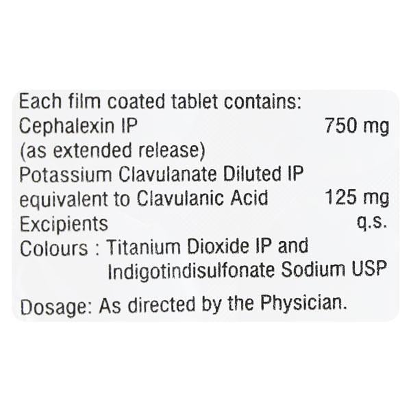 SPORIDEX CV 750 Tablet 10's