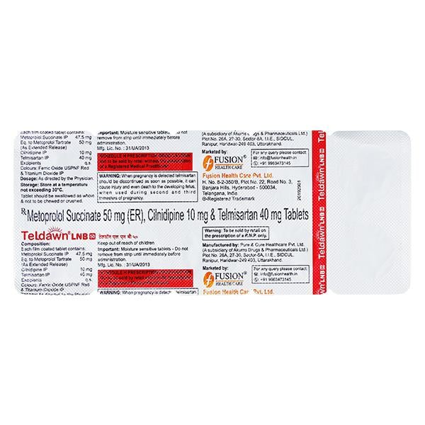 TELDAWN LNB 50 Tablet 10's