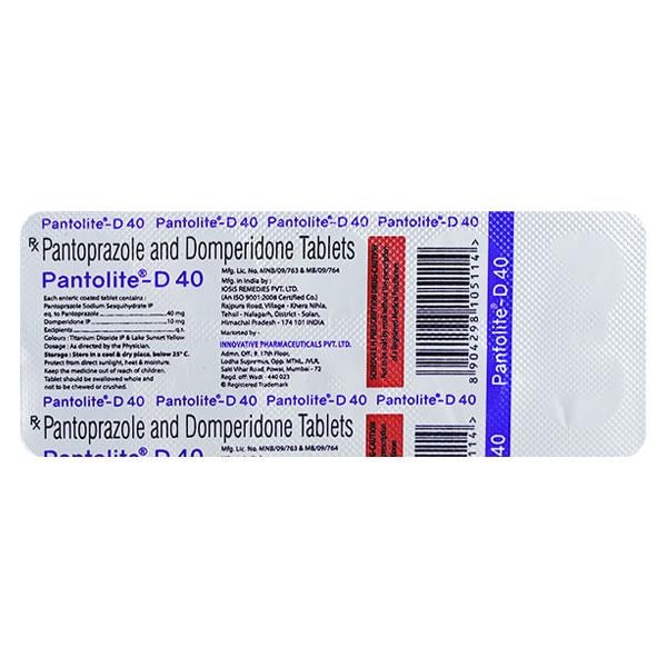 PANTOLITE D 40 Tablet 10's