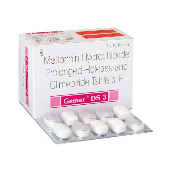 Gemer DS 3mg Tablet 10'S