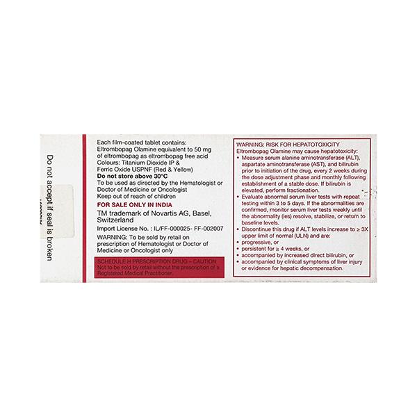 REVOLADE 50mg Tablet 2x7's