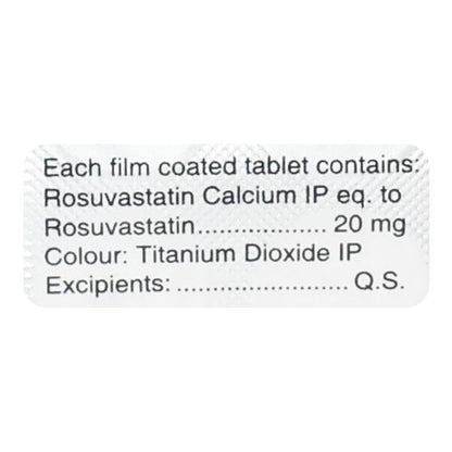 LIPITAS 20 Tablet 15's