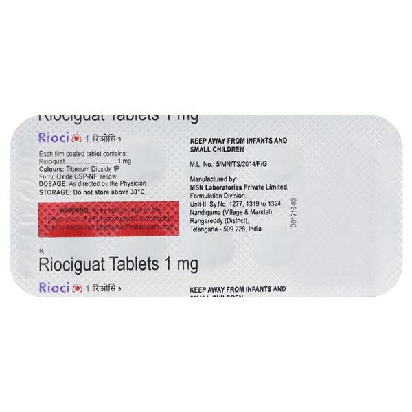 Rioci 1mg Tablet 10'S