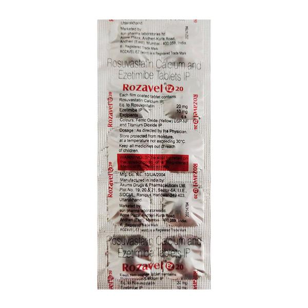 ROZAVEL EZ 20 Tablet 10's